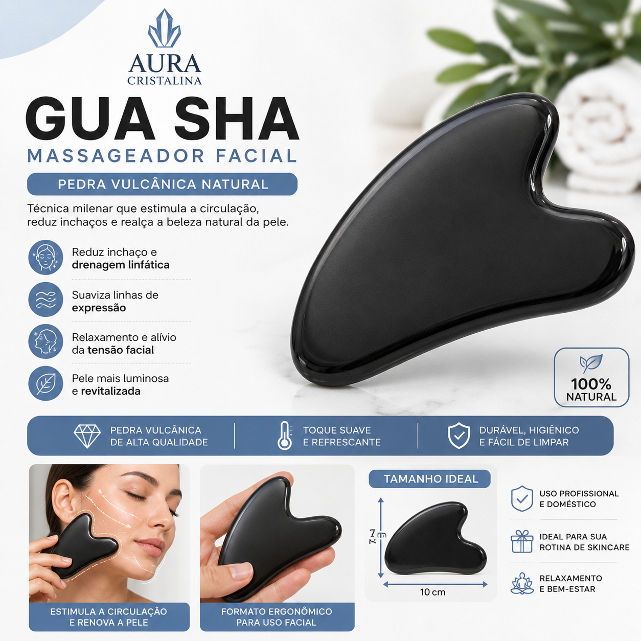 Gua Sha de Pedra Vulcânica — foto 2