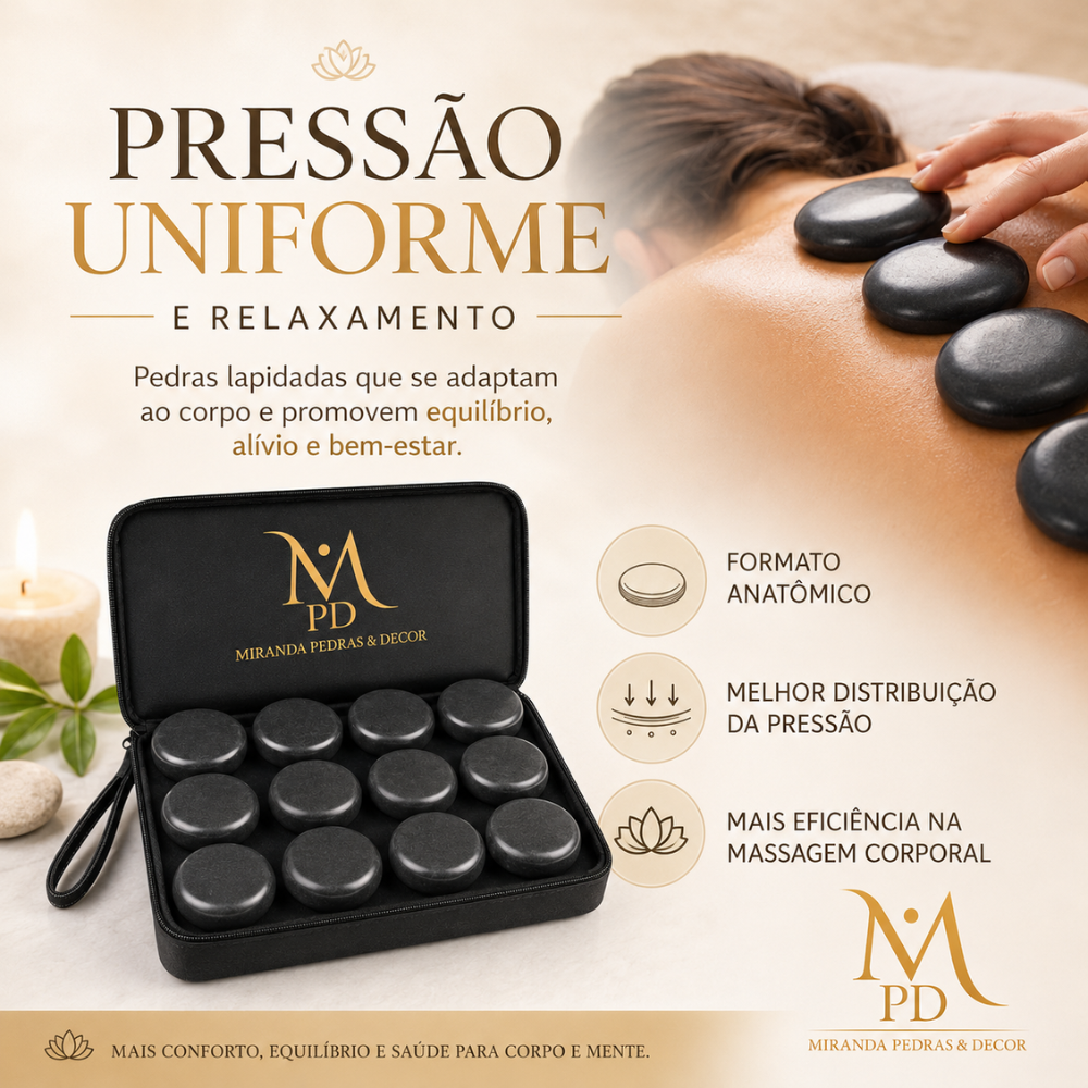 Kit 12 Pedras Quentes Lapidadas — foto 6