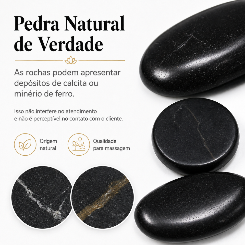 Kit Premium com 19 Pedras Vulcânicas — foto 4